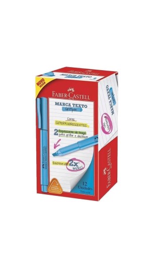 MARCA TEXTO GRIFPEN FABER-CASTELL CAIXA C/12 UNID.