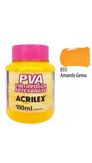 TINTA PVA FOSCA 100ML NEW ACRILEX