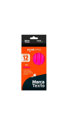MARCA TEXTO JOCAR OFFICE CAIXA C/12 UNID.