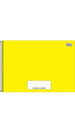 CADERNO CARTOGRAFIA CAPA DURA MASC.PEPPER COLORIDO 80F