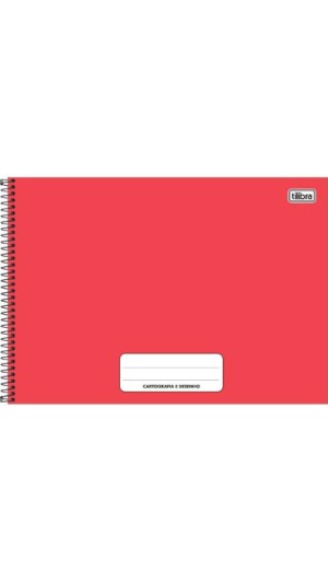 CADERNO CARTOGRAFIA CAPA DURA MASC.PEPPER COLORIDO 80F